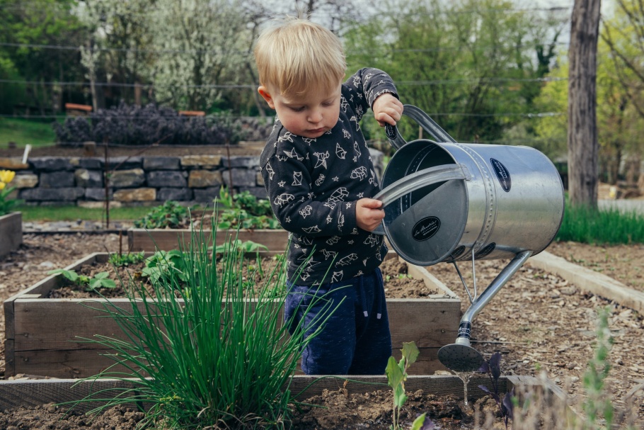 Tuin lentefris samen met de kids!